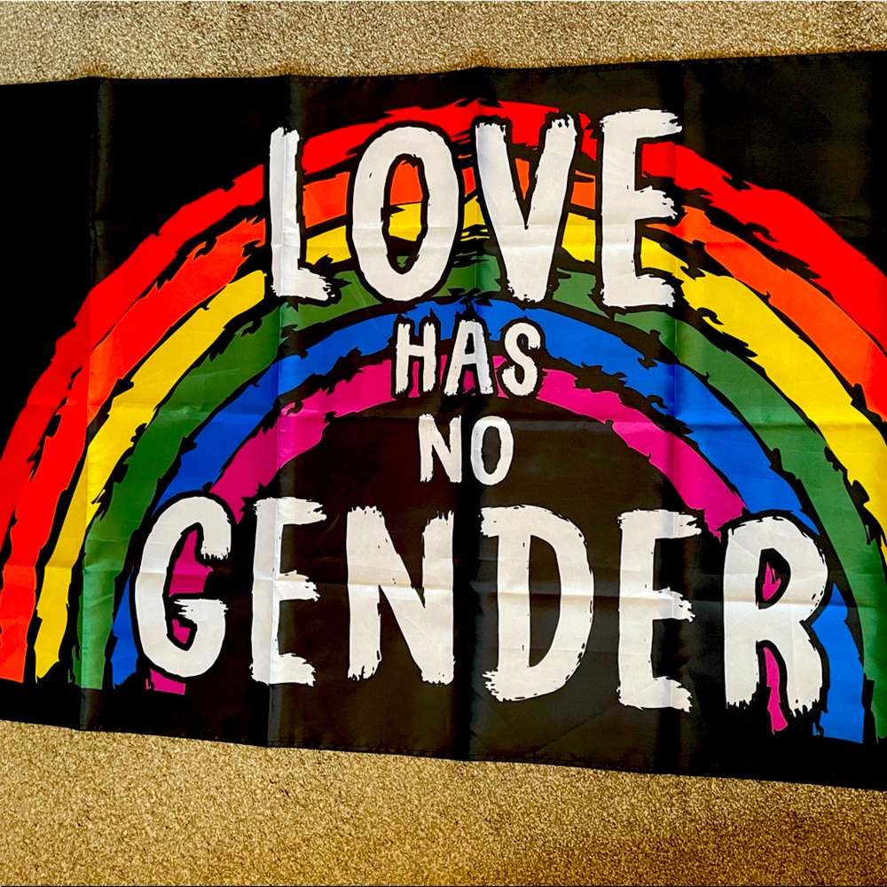 36x60 in. “Love Has No Gender” banner